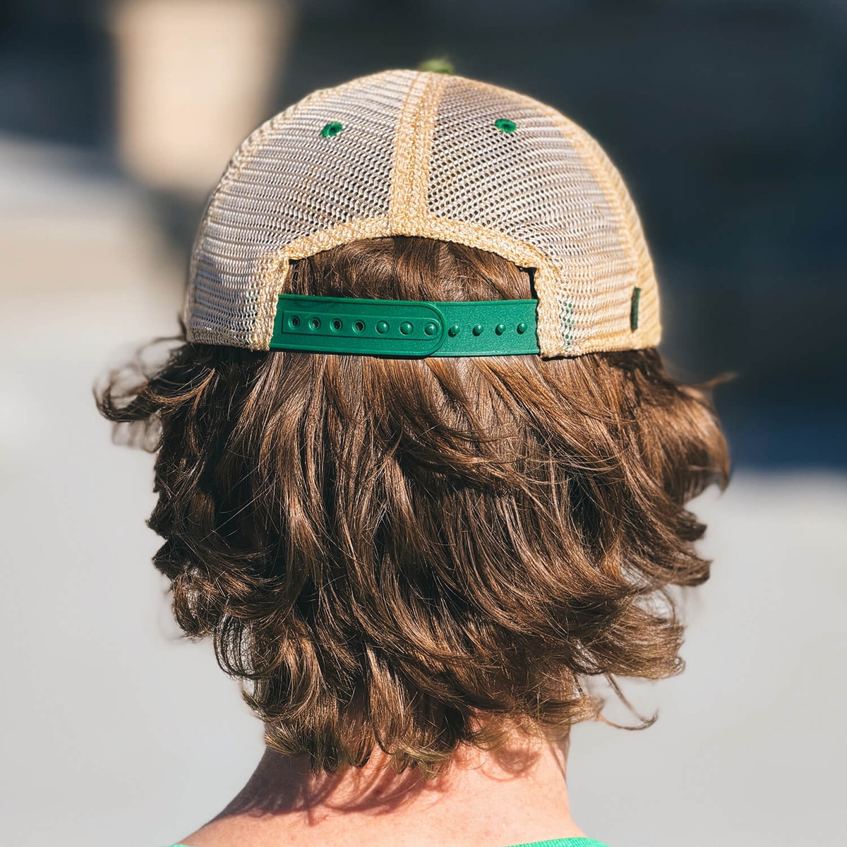 Legacy Cyclones Script Green Trucker Hat